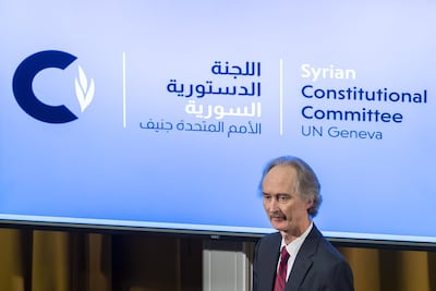 Geir Pedersen, the UN special envoy for Syria. His three predecessors quit over the intransigence of the Bashar Al Assad regime. EPA