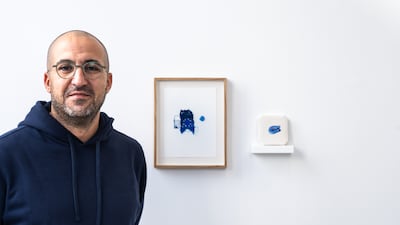 Palestinian artist Majd Abdel Hamid was one of many regional creatives invited to showcase their works in Cyprus. Photo: Vima Art Fair