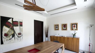 Walnut and light-coloured woods are Fadi Sarieddine's preferred materials, as are muted hues. Ruel Pableo for The National