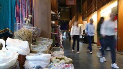 The north end of the mall, known as the Souq, has been a traditional Arabic styled collection of SMEs across two floors. Ravindranath K / The National