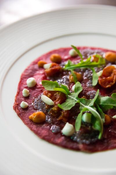 Each dinner guest will be served a mixture of dishes. Courtesy Roberto's Abu Dhabi