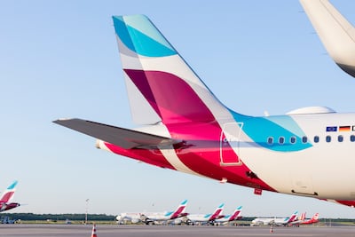 Eurowings grew its workforce from 3,000 employees in 2022 to 5,000 currently, amid a boom in travel demand, its chief executive Jens Bischof said. Photo: Eurowings