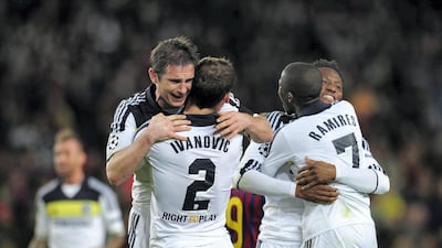 April 24, 2012: Semi-final, second leg – Barcelona 2 Chelsea 2 (Barcelona lose 3-2 on aggregate). Didier Drogba gave Chelsea a slender advantage after the first leg at Stamford Bridge, but defending champions Barcelona were widely expected to overturn the narrow deficit at Camp Nou against a side struggling domestically. They did exactly that when Sergio Busquets opened the scoring in the 35th minute, and when Chelsea captain John Terry was sent off two minutes later and Andres Iniesta made it 2-0 to Barca on the night just before the interval, it looked to be game over. But Ramires scored a delightful chip just before half time to hand the aggregate lead back to Chelsea, before Fernando Torres confirmed Chelsea’s passage to the final in the second minute of injury time. Getty Images