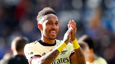 Arsenal's Pierre-Emerick Aubameyang, 22 shots. Reuters