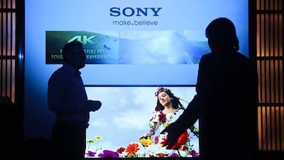 Mena leads Europe and the US for sales of 4K screens, which boast four times the resolution of full high-definition quality. Lee Hoagland / The National