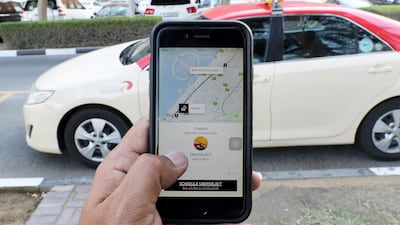 Uber is trialling 'quiet mode' for certain rides in the US, but it has sparked conversation around the globe. (Pawan Singh / The National)