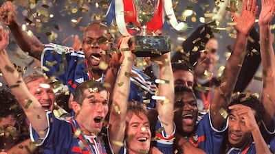 Zidane's France beat much-fancied Brazil 3-0 in the final in Paris. Getty Images