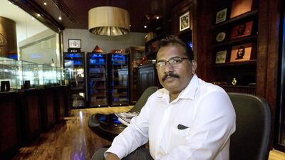 Sunil Kallukattayil values training and education. Christopher Pike / The National