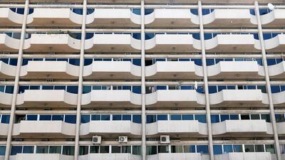 A more distanced view of the Al Moosa Building on Al Ghubaiba Road. Pawan Singh / The National
