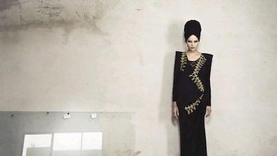 An abaya from the new collection of Malaak.