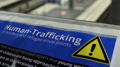 The steepest falls in numbers of people being trafficked were recorded in low and middle-income countries. Reuters