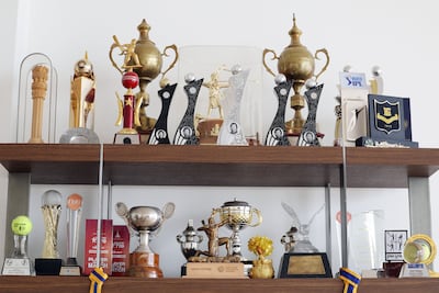 Uthappa has won several trophies during his cricketing career. Chris Whiteoak / The National