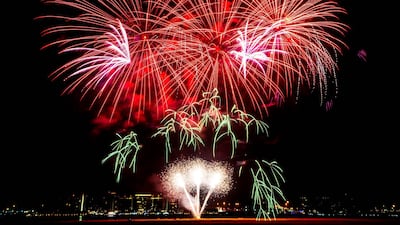 Yas Island will host fire works during the Eid Al Adha break in August. Courtesy of Yas Island Abu Dhabi.
