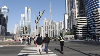 Dubai's economy rose by 5.4 per cent to exceed Dh937 million in 2025. Chris Whiteoak / The National