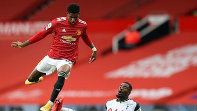 Marcus Rashford - 4: Another who had a good opening minute as he drove forward towards Aurier from the start. Also closed Hugo Lloris down frequently but was too peripheral as Tottenham completely bossed the game. AFP
