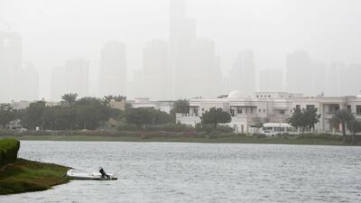 Hazy in Dubai. Chris Whiteoak / The National