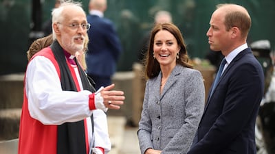 Prince William and Kate arrive at Manchester Cathedral. Reuters
