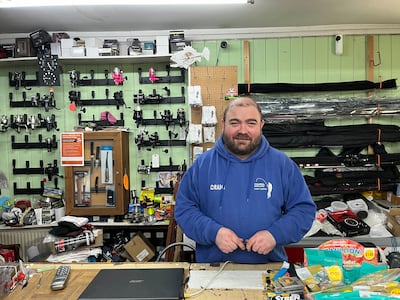 Craig Collins, owner of Bill’s Bait & Tackle in Dover. Photo: The National