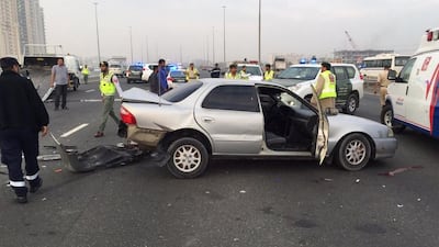Readers say speed and bad driving are the major causes of road deaths. Courtesy Dubai Police Department