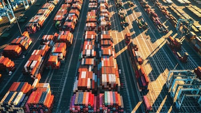 A DP World container yard. The UAE is keen to expand its ties with trading partners in Asian markets. Photo: DP World