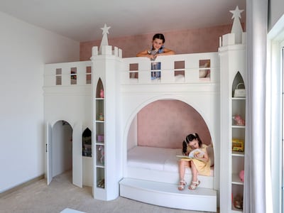 Ursula Winzel was eager to create a warm and loving home for children Nöa and Leni. Victor Besa / The National