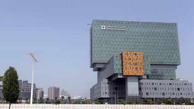 The 364-bed Cleveland Clinic is being built on Al Maryah Island. Sammy Dallal / The National