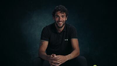 Matteo Berrettini wonders if he would have already won a Grand Slam had it not been for Novak Djokovic. Photo: Netflix