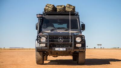 The G 350 d Professional has an extra 10 millimetres of ground clearance over the standard G-Wagen. Alex Rae