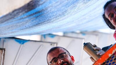 Once the French-Tunisian artist finishes a project, he rarely returns for a second visit. "There's an emotional connection with every piece that you make, but when you go back and look at a piece it's weird."