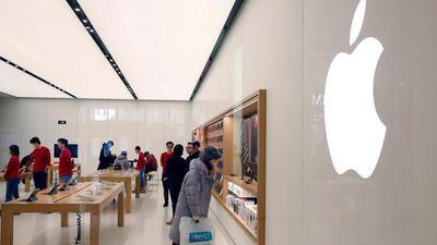 Shipments of the Apple iPhone to China fell 22 per cent in the fourth quarter of 2018. EPA