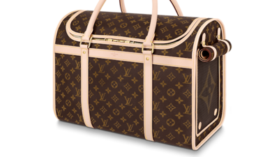 Monogram dog carrier, Dh13,300 ($3,620), Louis Vuitton. Photo: Louis Vuitton