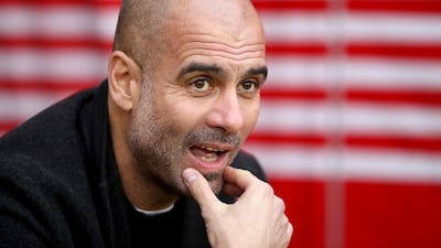 Manchester City manager Pep Guardiola has plenty to ponder ahead of Thursday's match with Liverpool. PA via AP