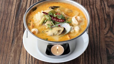 Seafood soup at Sticky Rice. Chris Whiteoak / The National