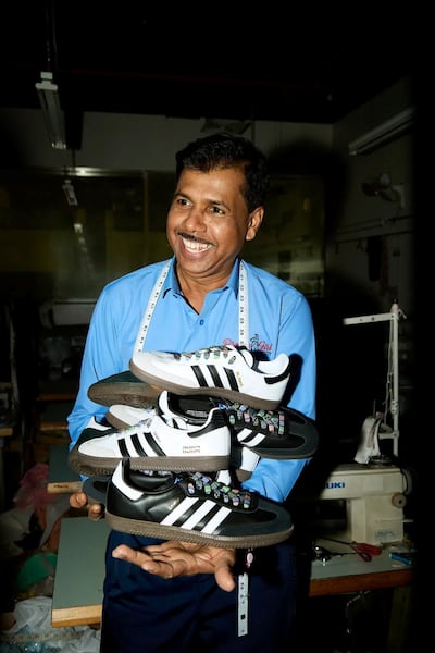 The Dream Girl Tailors x adidas collaboration created Talli laces for the Samba OG and Handball Spezial. Photo: adidas