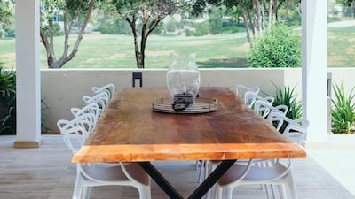 The outdoor space has been dramatically transformed. Anna Nielsen / The National