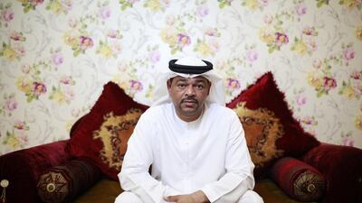 Emirati Hashel Al Naqbi, at his home in Kalba, feels the weight of his debts. Sarah Dea / The National