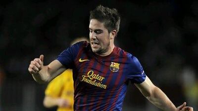 Barcelona defender Andreu Fontas. Lluis Gene / AFP