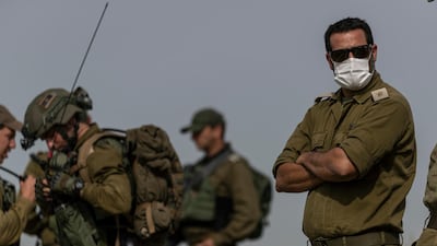 ISRAEL & LEBANON: Israeli troops take part in a drill in northern Israel on May 13, 2020, for a possible invasion of Lebanon and striking Hezbollah targets in neighboring Syria. Hezbollah is beefing up its own forces and threatening to invade Israel. AP Photo