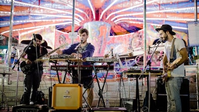 Gizzmo have released their new EP System Failure. L-R Camilio El Khoury, Alex Chahine and Joy Moughanni. Courtesy Edwin Harb