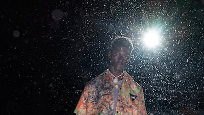 In the snow, MSGM showed its climbing-inspired collection for autumn / winter 2021. Courtesy MSGM