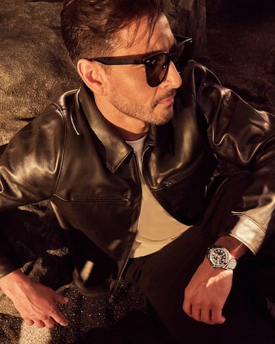 This Breitling model highlights the 7 and 5 on the dial, in a nod to Seddiqi's anniversary. Photo: Breitling