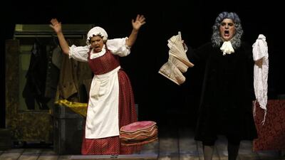 Although full of misfortune and high drama, Rossini’s famous comic opera The Barber of Seville ends happily in a marriage. Karim Sahib / AFP
