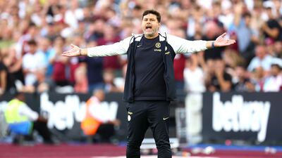 Chelsea manager Mauricio Pochettino. Getty