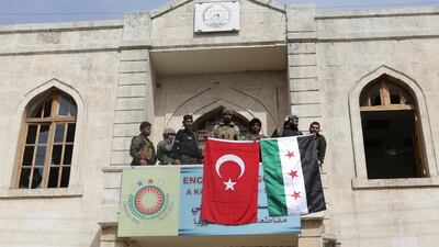 Turkey, in Sheikh Abdullah’s words, has joined the ranks of Iran and Israel by “attacking Arab lands, Arab interests and interfering in Arab affairs”. Khalil Ashawi / Reuters