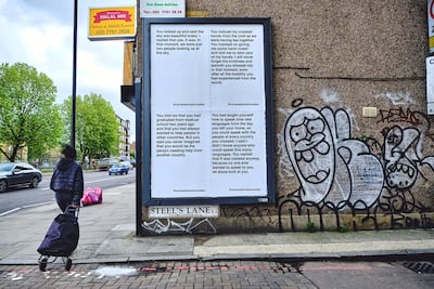 'Conversations from Calais' has made it onto eight billboards across the UK. Buildhollywood