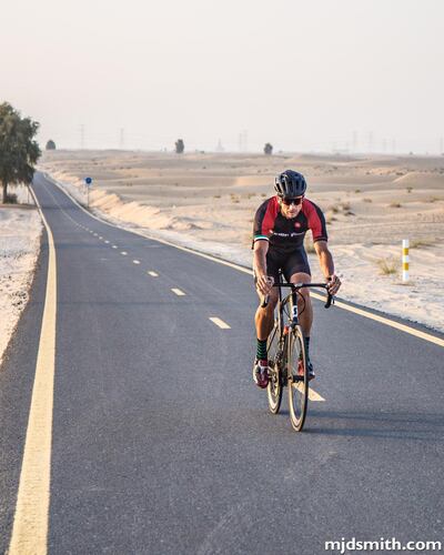 Marcus Smith has taken part in a number of BikingMan challenges.