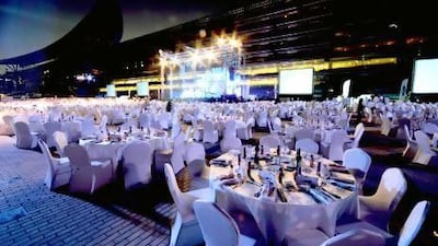 The Oil Barons Ball is held at Meydan Racecourse in Dubai. Courtesy Oil Baron's Ball