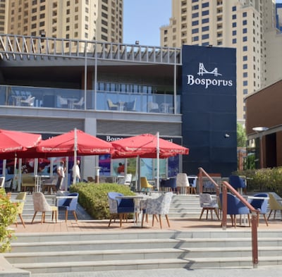 Bosporus has a branch at The Beach, JBR, Dubai. Photo: Bosporus