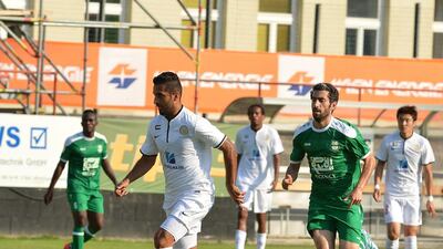 Ali Mabkhout scored twice as Al Jazira came from a goal behind to beat Al Ahli 5-1. Courtesy: Al Jazira Club