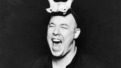 Portraits of the fashion icon are hung around the house. Photos courtesy Grant Frazier